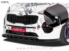 Kia Sportage / QL (15- ) / podaljšek sprednjega odbijača / črni (sijaj)
