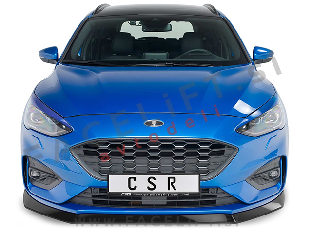 Ford Focus ST / (18- ) / podaljšek sprednjega odbijača / črni (mat)