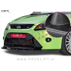 Ford Focus RS / (08-11) / podaljšek sprednjega odbijača / črni (mat)