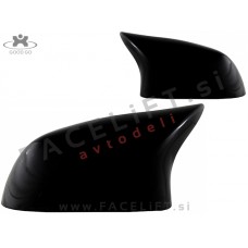 BMW X3 F25 LCI 14-17 pokrovi ogledal črni sijaj