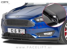Ford Focus 3 / (14-18) / podaljšek sprednjega odbijača / karbon (sijaj)