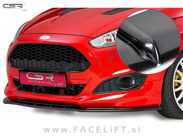 Ford Fiesta ST-Line 13-17 podaljšek sprednjega odbijača karbon sijaj Ford Fiesta ST-Line 13-17 podaljšek sprednjega odbijača karbon sijaj