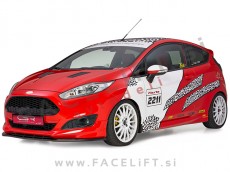 Ford Fiesta ST-Line 13-17 podaljšek sprednjega odbijača karbon sijaj