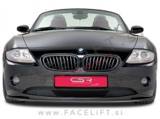 BMW Z4 / E85 E86 (03-08) / podaljšek sprednjega odbijača / črni (mat)