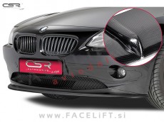 BMW Z4 / E85 E86 (03-08) / podaljšek sprednjega odbijača / karbon (sijaj)