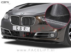BMW 5 GT / F07 (09-17) / podaljšek sprednjega odbijača / črni (mat)