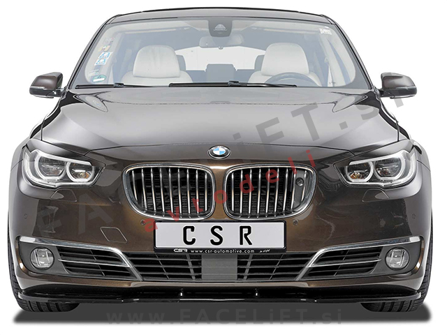 BMW 5 GT / F07 (09-17) / podaljšek sprednjega odbijača / črni (mat)