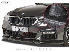 BMW 5 G30 G31 17-20 podaljšek sprednjega odbijača črni mat