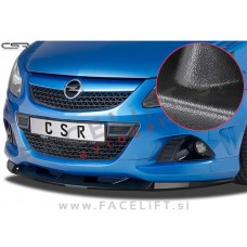 Opel Corsa D OPC 06-14 podaljšek sprednjega odbijača črni (mat)