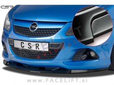 Opel Corsa D OPC 06-14 podaljšek sprednjega odbijača črni (mat)