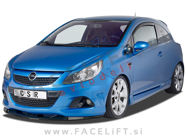 Opel Corsa D OPC 06-14 podaljšek sprednjega odbijača karbon (sijaj)