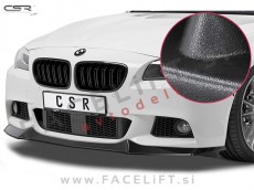 BMW 5 F10 F11 M 10-17 podaljšek sprednjega odbijača črni mat