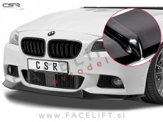 BMW 5 F10 F11 M  10-17 podaljšek sprednjega odbijača črni sijaj