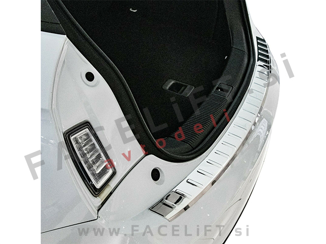 Audi A1 / 8X (10-18) / zaščita zadnjega odbijača / kromirana (sijaj)