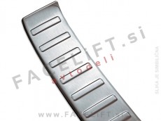 Audi A1 / 8X (10-18) / zaščita zadnjega odbijača / srebrna (mat)