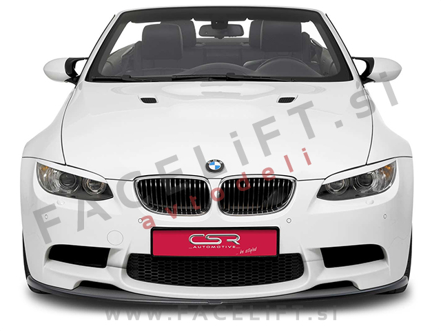 BMW 3 / E92 E93 M3 (06-13) / podaljšek sprednjega odbijača / karbon (sijaj)