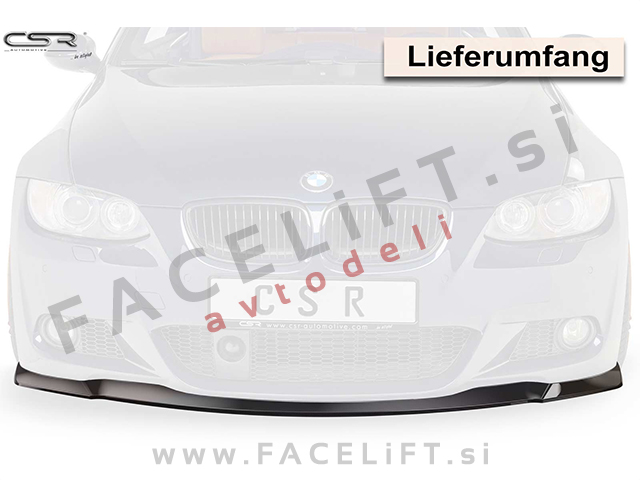 BMW 3 E92 E93 M 06-13 podaljšek sprednjega odbijača karbon (sijaj)