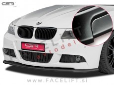 BMW 3 E90 E91 LCI M 08-12 podaljšek sprednjega odbijača črni (mat)