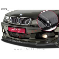 BMW 3 E46 Limuzina Karavan M 98-05 podaljšek sprednjega odbijača karbon sijaj