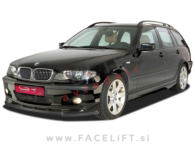 BMW 3 E46 Limuzina Karavan M 98-05 podaljšek sprednjega odbijača karbon sijaj