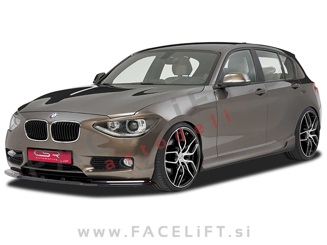 BMW 1 F20 F21 11-15 podaljšek sprednjega odbijača karbon (sijaj)