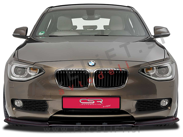 BMW 1 F20 F21 11-15 podaljšek sprednjega odbijača karbon (sijaj)