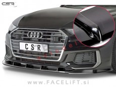 Audi A6 S6, S line C8 4K 18-23 podaljšek sprednjega odbijača črni sijaj Audi A6 S6, S line C8 4K 18-23 podaljšek sprednjega odbijača črni sijaj