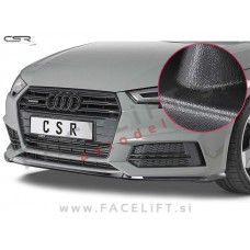 Audi A4 S4, S line B9 8W 15-19 podaljšek sprednjega odbijača črni (mat) Audi A4 S4, S line B9 8W 15-19 podaljšek sprednjega odbijača črni (mat)