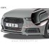 Audi A4 S4, S line B9 8W 15-19 podaljšek sprednjega odbijača črni (mat)