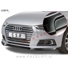 Audi A4 B9 8W 15-19 podaljšek sprednjega odbijača črni (mat)