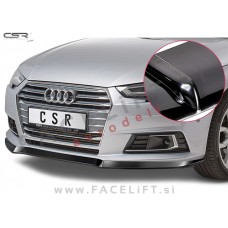 Audi A4 B9 8W 15-19 podaljšek sprednjega odbijača črni (sijaj)