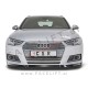 Audi A4 B9 8W 15-19 podaljšek sprednjega odbijača črni (sijaj)
