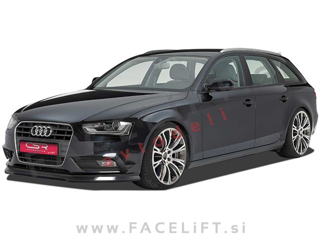 Audi A4 B8 8K 11-15 podaljšek sprednjega odbijača črni (sijaj) Audi A4 B8 8K 11-15 podaljšek sprednjega odbijača črni (sijaj)