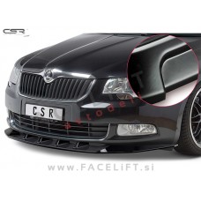 Škoda Superb / 3T (08-13) / podaljšek sprednjega odbijača / črni (mat)