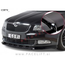 Škoda Superb / 3T (08-13) / podaljšek sprednjega odbijača / črni (sijaj)