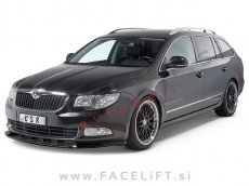 Škoda Superb / 3T (08-13) / podaljšek sprednjega odbijača / črni (sijaj)