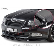 Škoda Superb / 3T (08-13) / podaljšek sprednjega odbijača / karbon (sijaj)