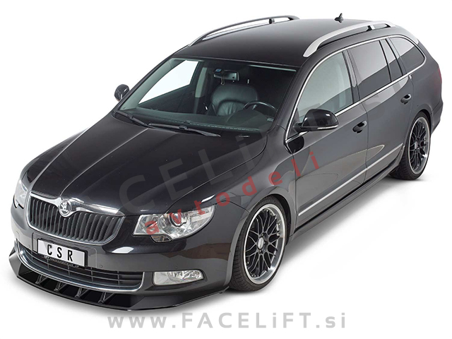 Škoda Superb / 3T (08-13) / podaljšek sprednjega odbijača / karbon (sijaj) Škoda Superb / 3T (08-13) / podaljšek sprednjega odbijača / karbon (sijaj)