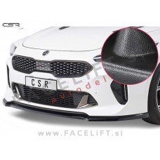 Kia Stinger GT / (17- ) / podaljšek sprednjega odbijača / črni (mat)