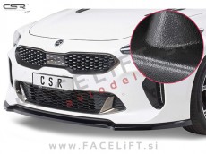 Kia Stinger GT / (17- ) / podaljšek sprednjega odbijača / črni (mat)