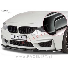 BMW M4 F82 F83 13- podaljšek sprednjega odbijača črni (mat)