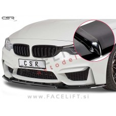 BMW M4 F82 F83 13- podaljšek sprednjega odbijača črni (sijaj)