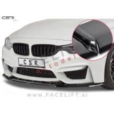BMW M4 F82 F83 13- podaljšek sprednjega odbijača karbon (mat)