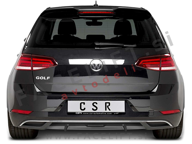 VW Golf 7 / 5G (17-20) / difuzor / črni (sijaj)
