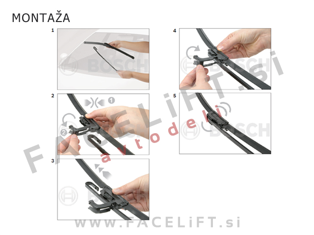 BMW X5 F15 13-19 brisalne metlice Bosch Aerotwin AR614S