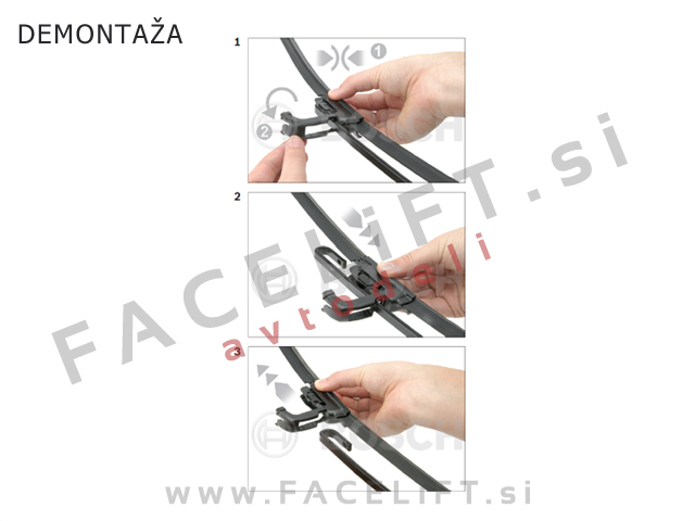 BMW X6 F16 14-19 brisalne metlice Bosch Aerotwin AR614S