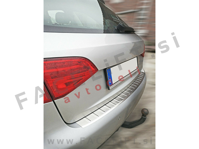 Audi A4 Karavan B8 8K 07-15 zaščita zadnjega odbijača srebrna (mat)