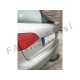 Audi A4 Karavan B8 8K 07-15 zaščita zadnjega odbijača srebrna (mat)