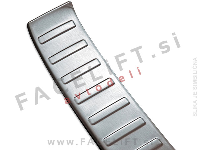 Audi A7 / 4G (10-18) / zaščita zadnjega odbijača / srebrna (mat)