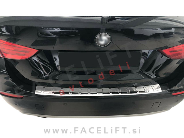 BMW X1 E84 09-12 zaščita zadnjega odbijača kromirana (sijaj)